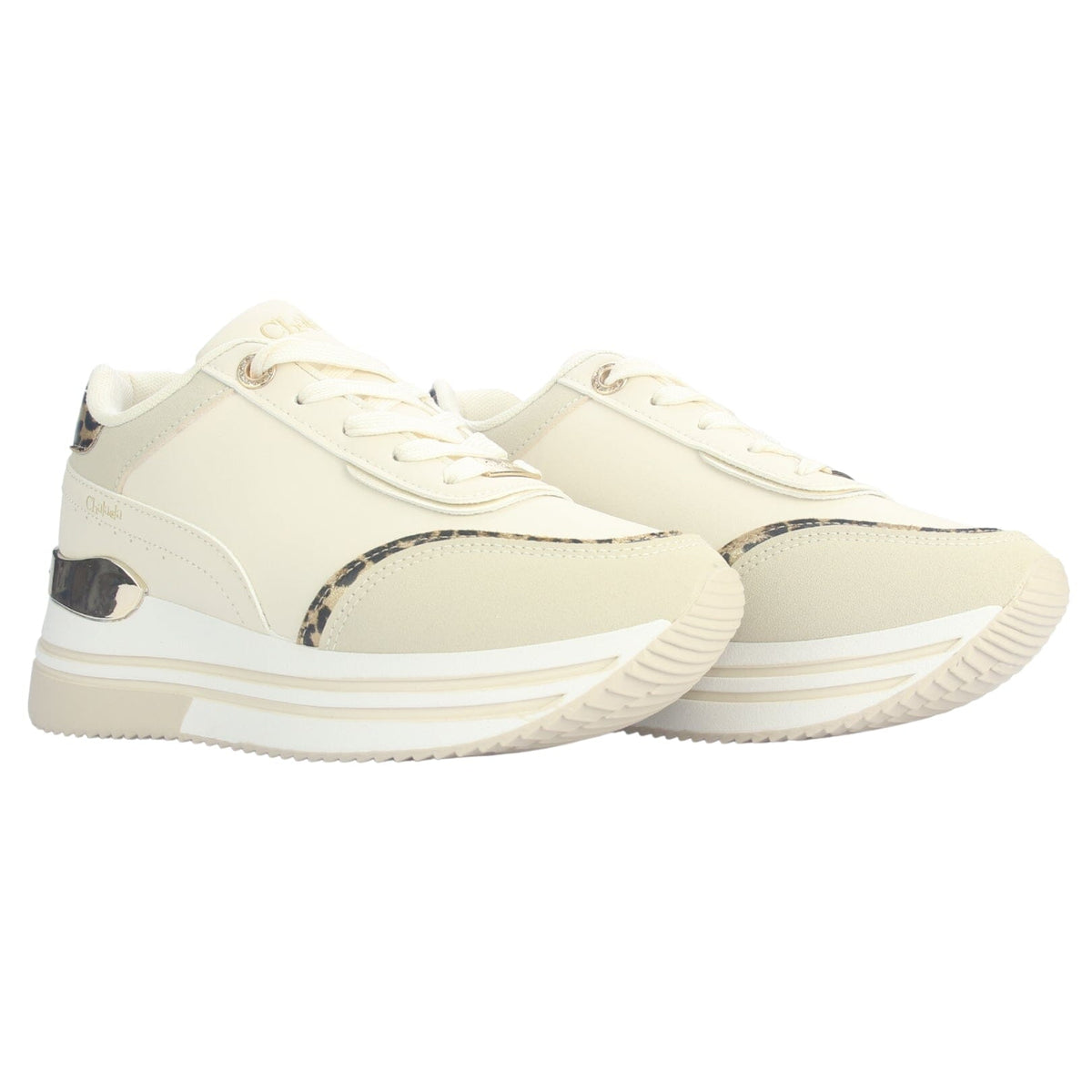 Zapatilla Mujer Chalada Valka-2 Beige Urbano Zapatillas Chalada 