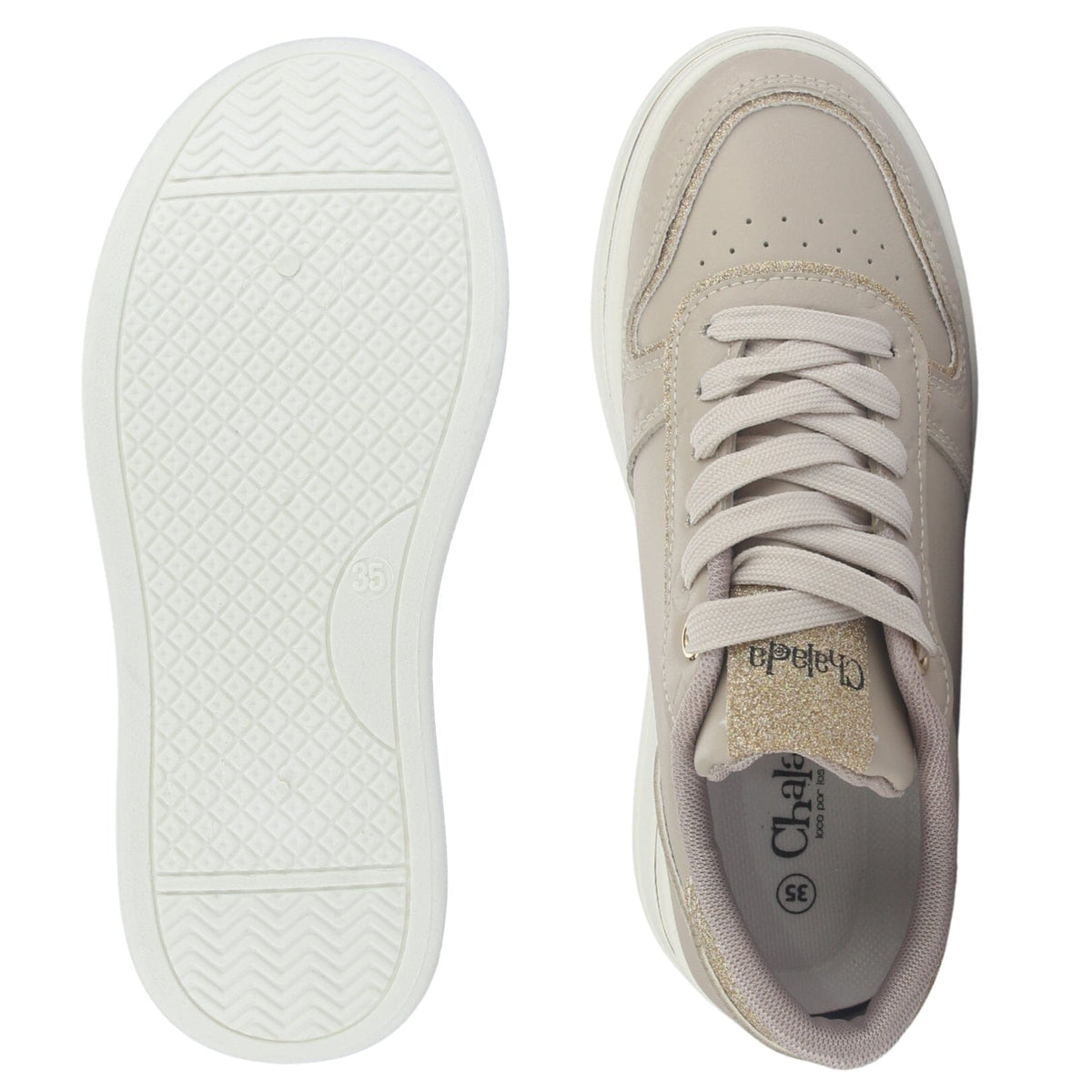 Zapatilla Mujer Chalada Valky-1 Nude Urbano Zapatillas Chalada 