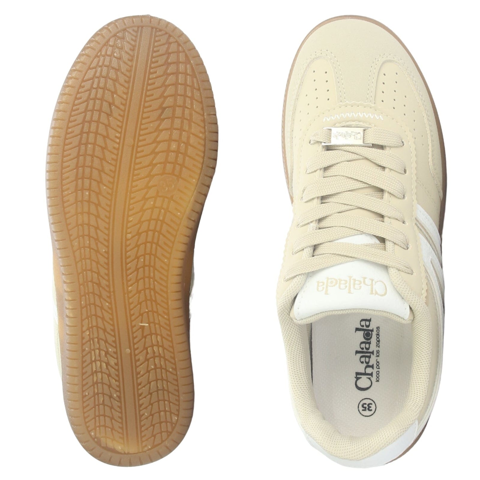 Zapatilla Mujer Urbano Beige Chalada Aru-1 Zapatillas Chalada 