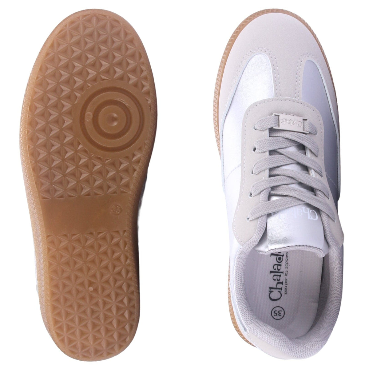 Zapatilla Mujer Urbano Plateado Chalada Antulow-1 Zapatillas Chalada 