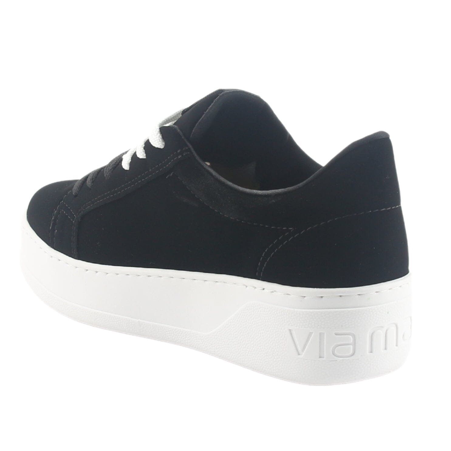 Zapatilla Via Marte Mujer 023-011-01 Negro Casual Zapatillas Via Marte 