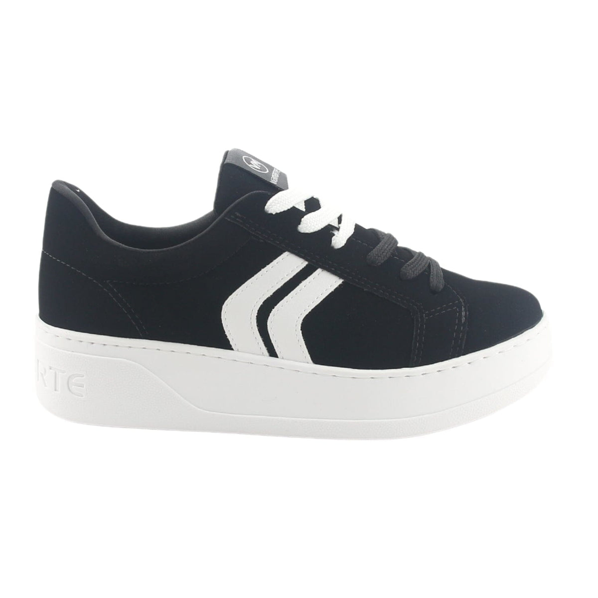 Zapatilla Via Marte Mujer 023-011-01 Negro Casual Zapatillas Via Marte 