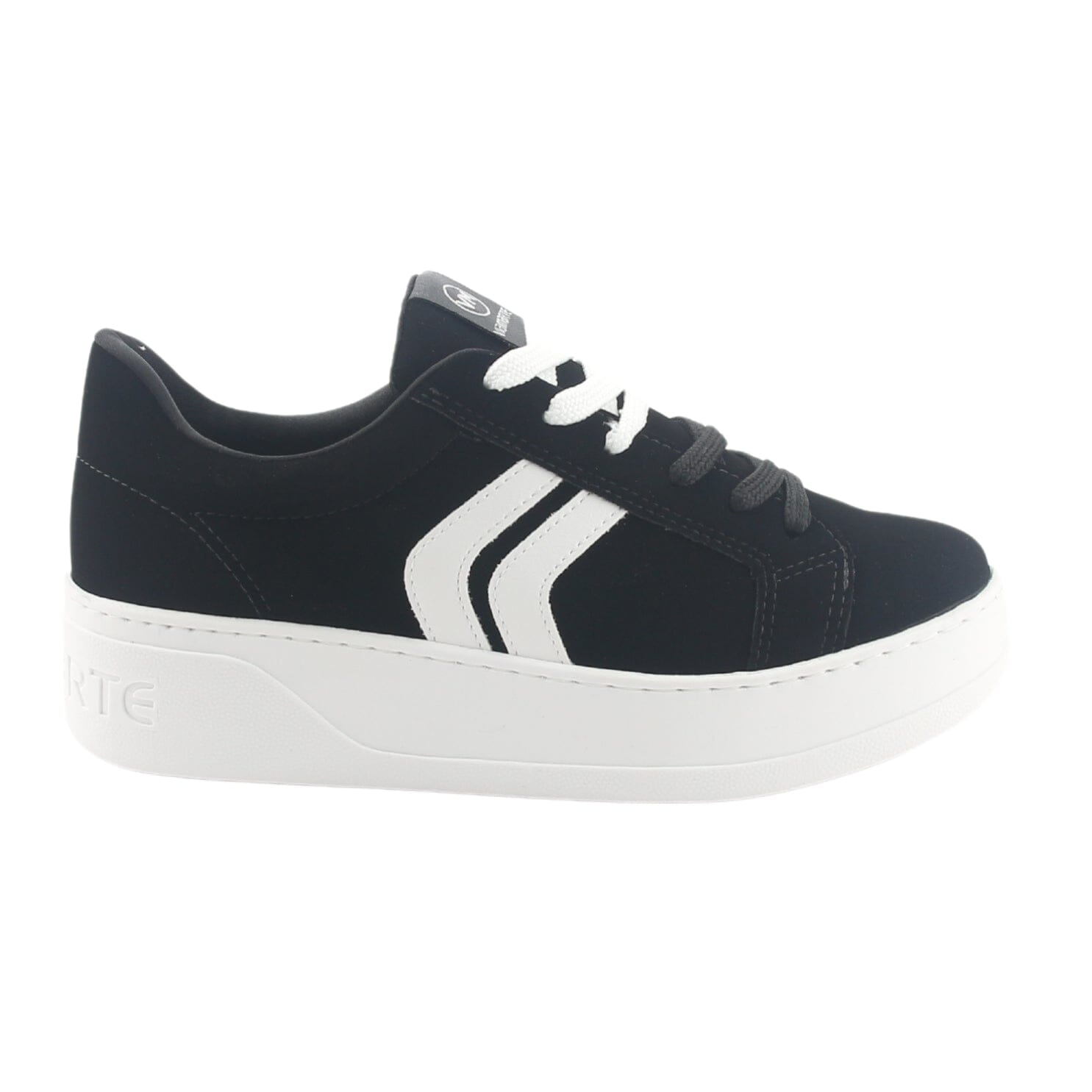 Zapatilla Via Marte Mujer 023-011-01 Negro Casual Zapatillas Via Marte 