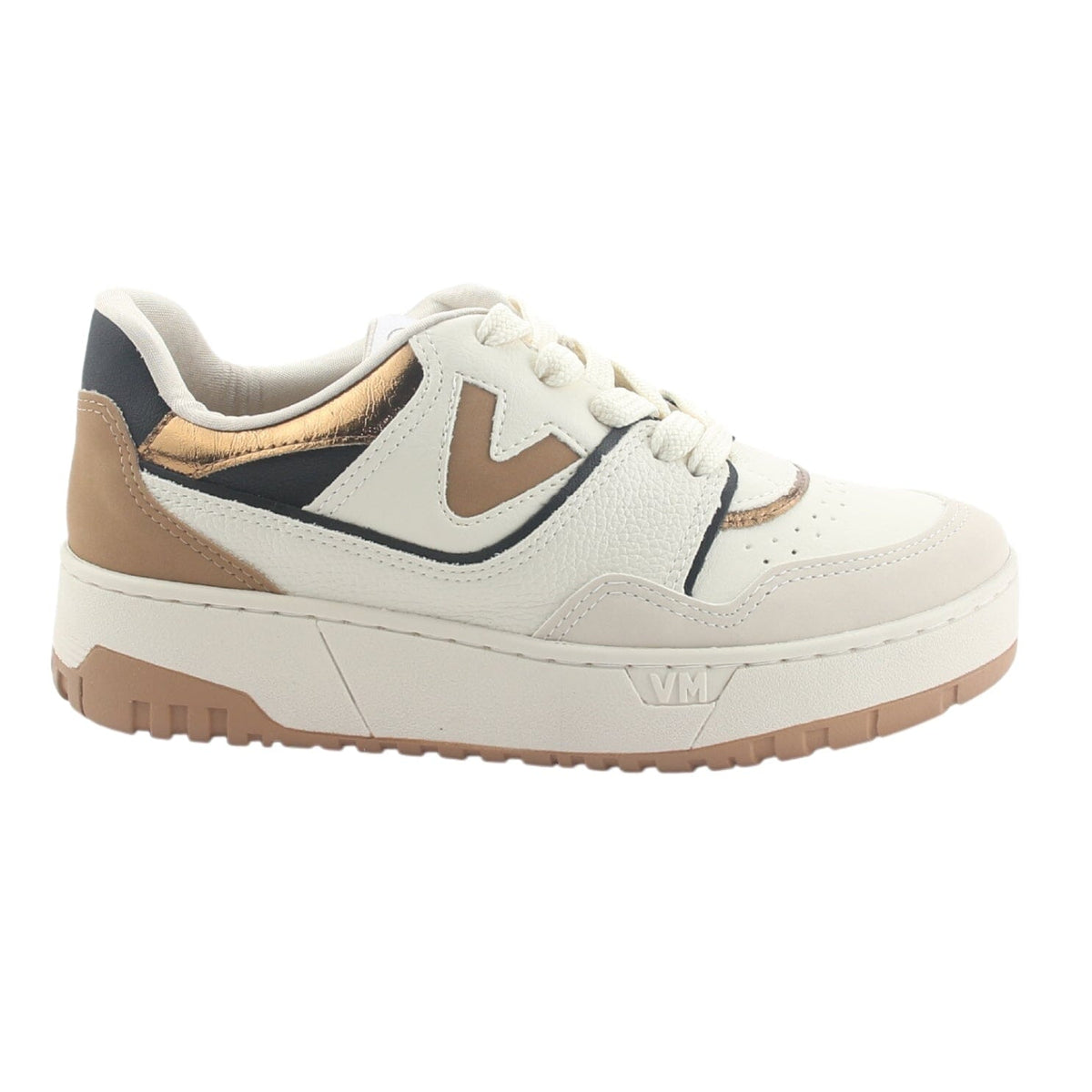 Zapatilla Via Marte Mujer 042-004-06 Beige Casual Zapatillas Via Marte 