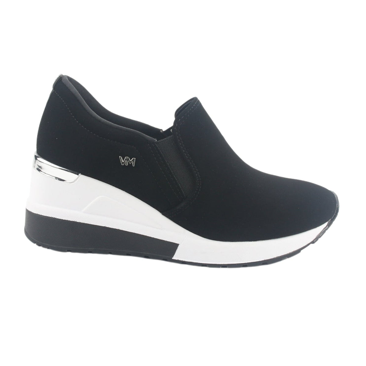 Zapatilla Via Marte Mujer 046-002-01 Negro Casual Zapatillas Plataforma Via Marte 