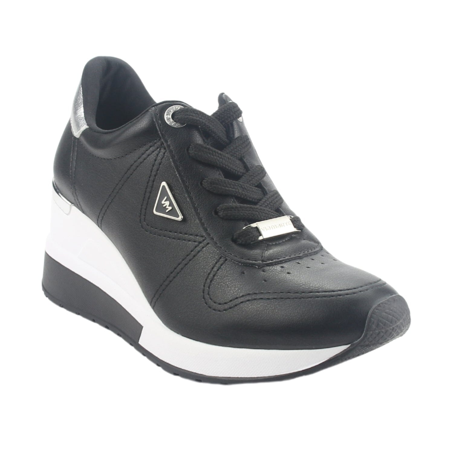 Zapatilla Via Marte Mujer 046-003-01 Negro Casual Zapatillas Via Marte 
