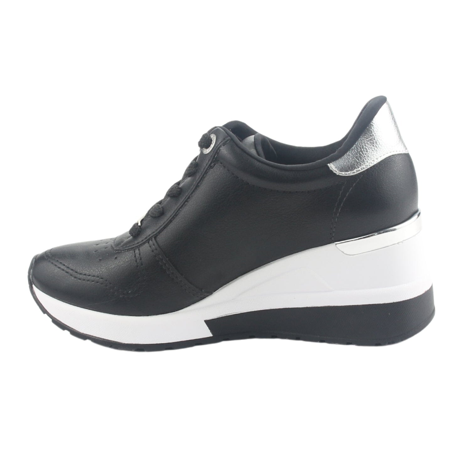 Zapatilla Via Marte Mujer 046-003-01 Negro Casual Zapatillas Via Marte 