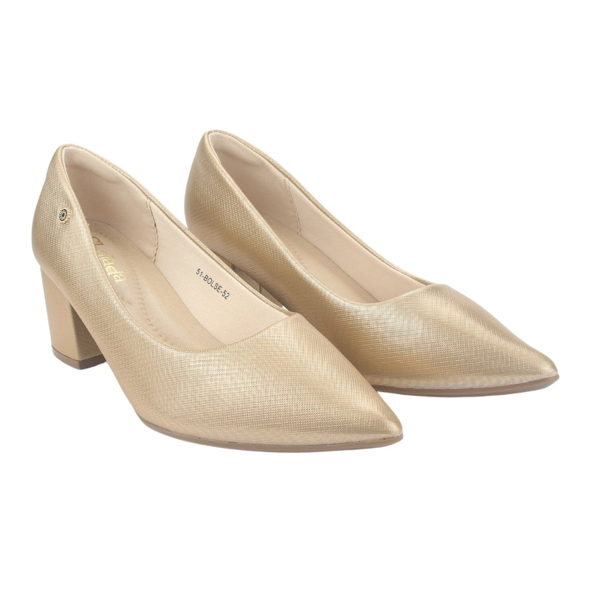 Zapato Chalada Mujer Bolse-52 Nude Casual Tacones Altos Chalada 