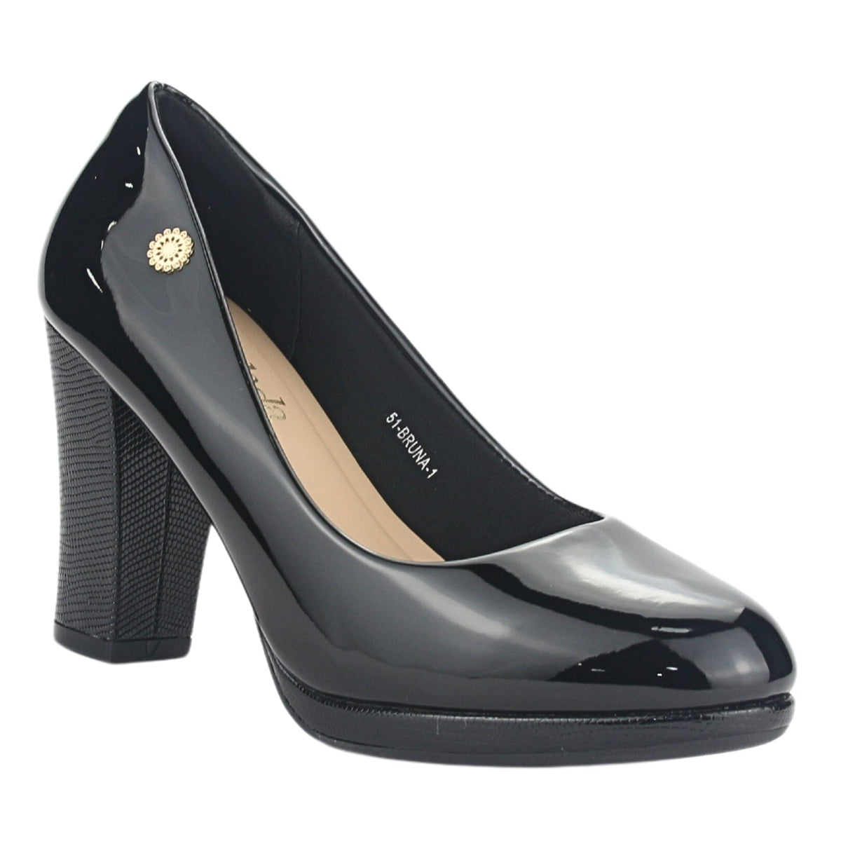 Zapato Chalada Mujer Bruna-1 Negro Casual Tacones Altos Chalada 
