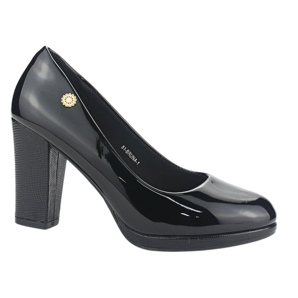 Zapato Chalada Mujer Bruna-1 Negro Casual Tacones Altos Chalada 