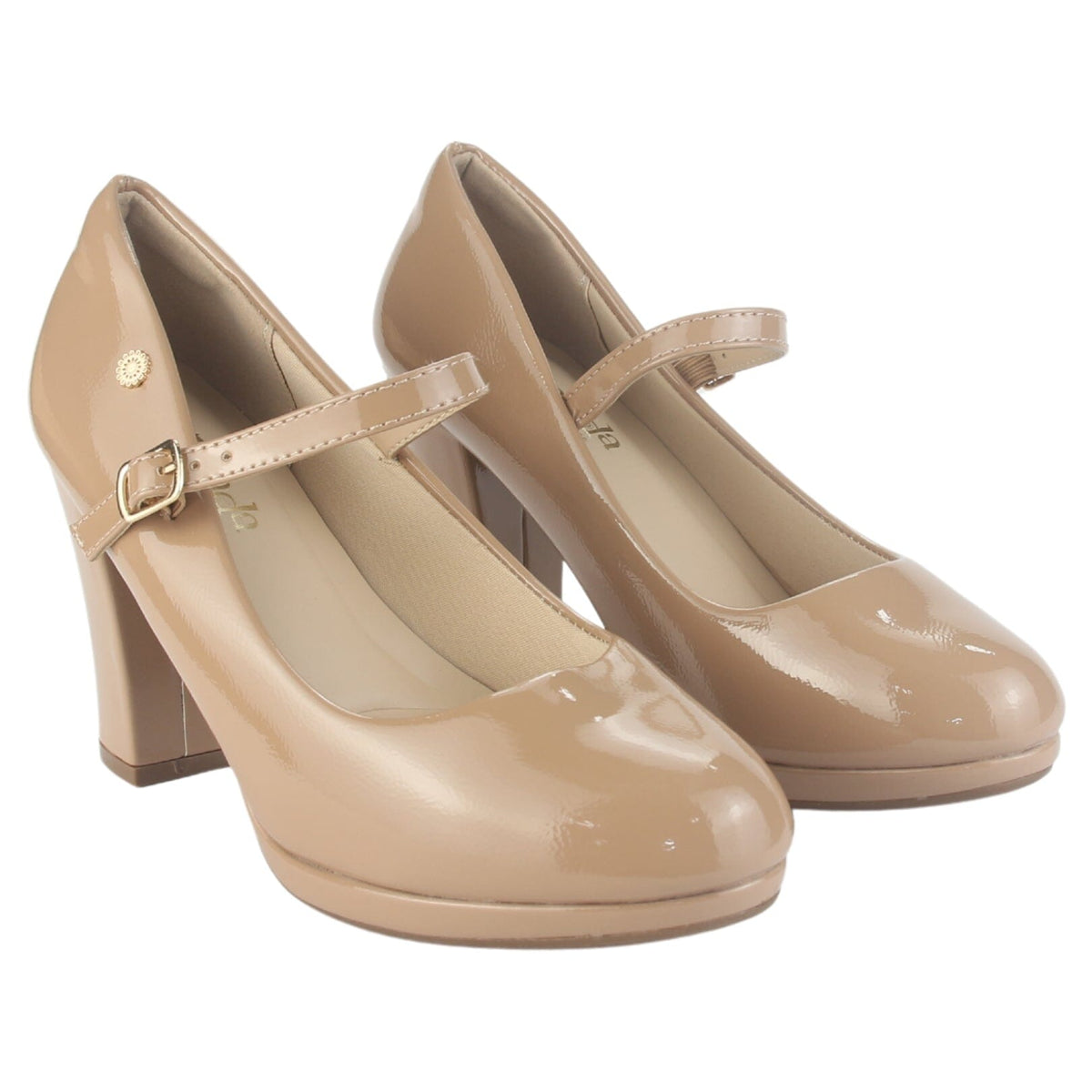 Zapato Chalada Mujer Bruna-3 Beige Casual Tacones Altos Chalada 