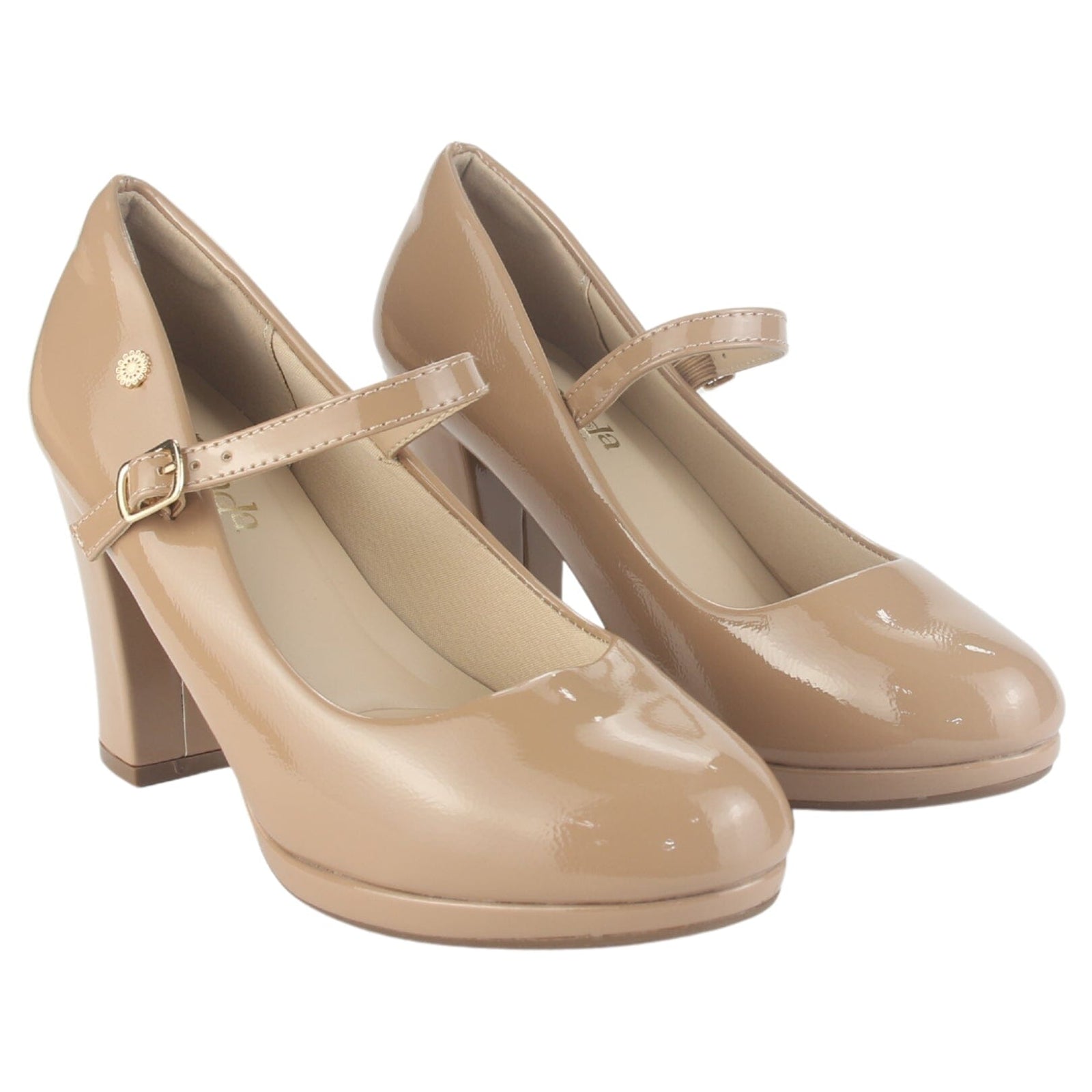 Zapato Chalada Mujer Bruna-3 Beige Casual Tacones Altos Chalada 
