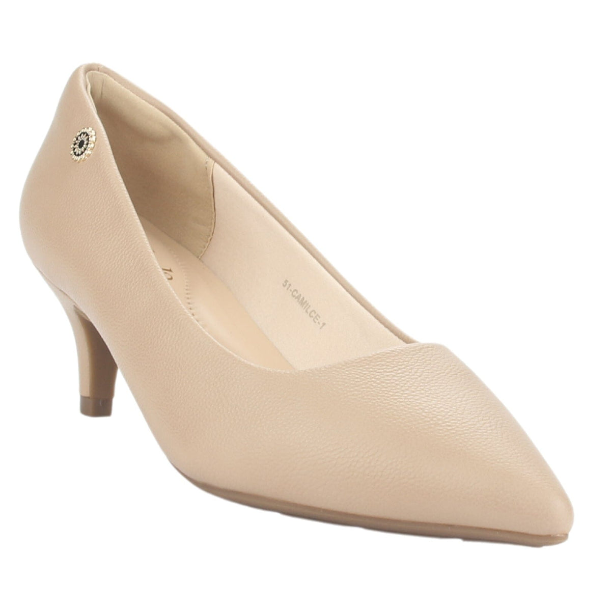 Zapato Chalada Mujer Camille-1 Beige Casual Tacones Bajos Chalada 
