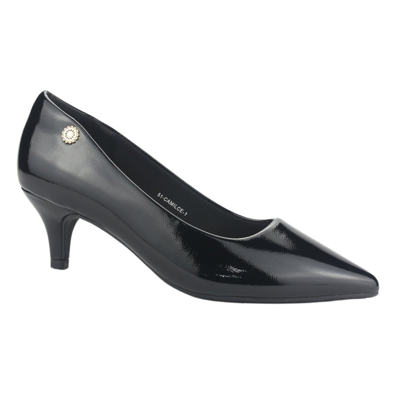 Zapato Chalada Mujer Camille-1 V Negro Casual Tacones Bajos Chalada 