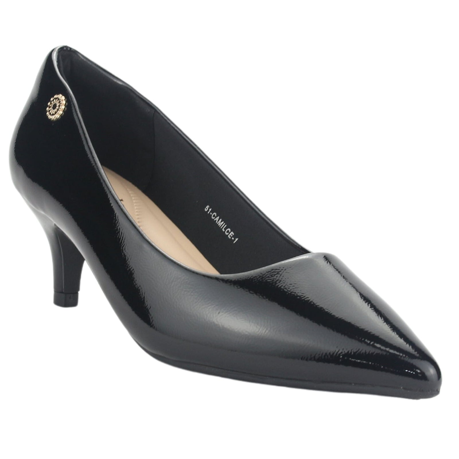 Zapato Chalada Mujer Camille-1 V Negro Casual Tacones Bajos Chalada 