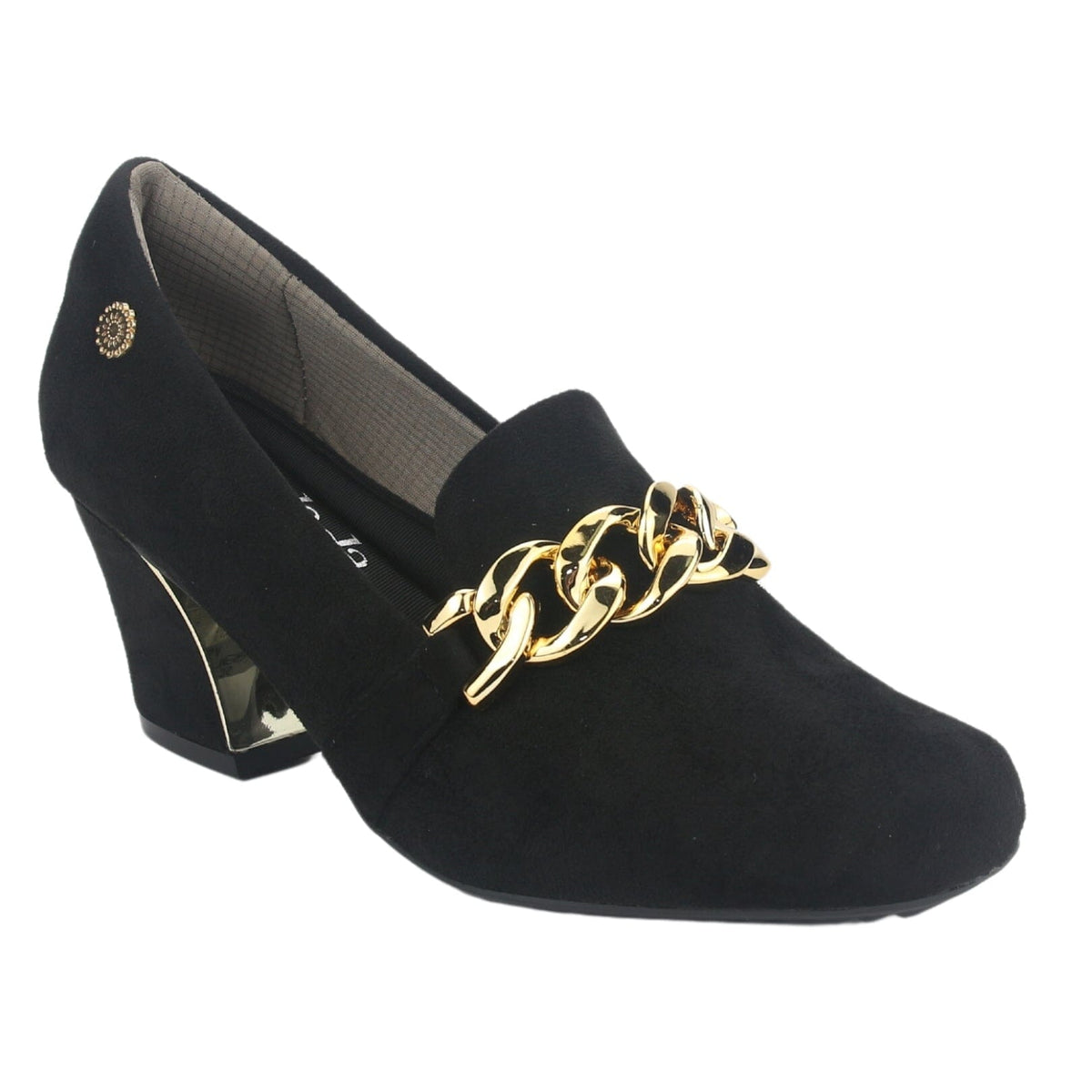 Zapato Chalada Mujer Carol-1 Negro Casual Tacones Bajos Chalada 
