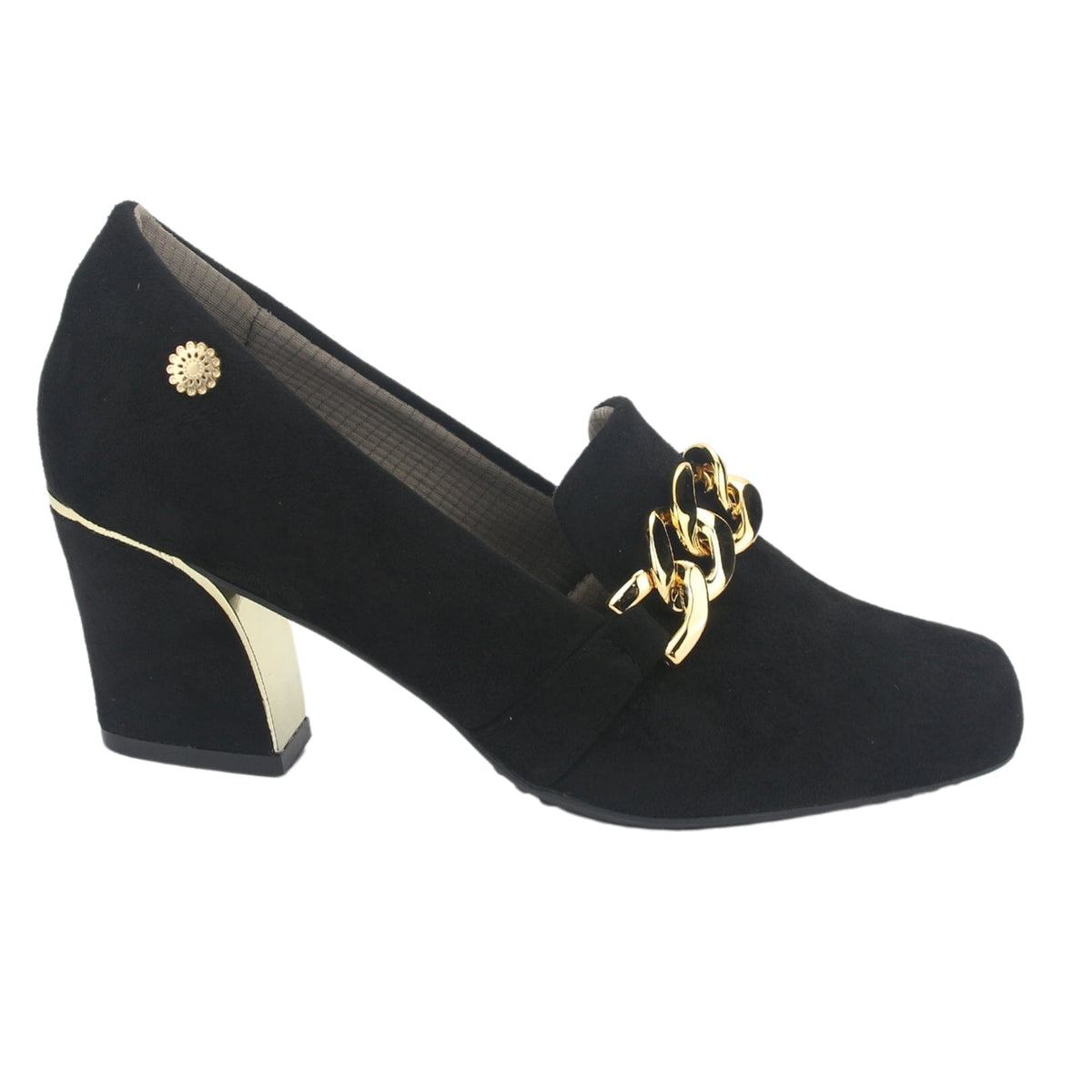 Zapato Chalada Mujer Carol-1 Negro Casual Tacones Bajos Chalada 