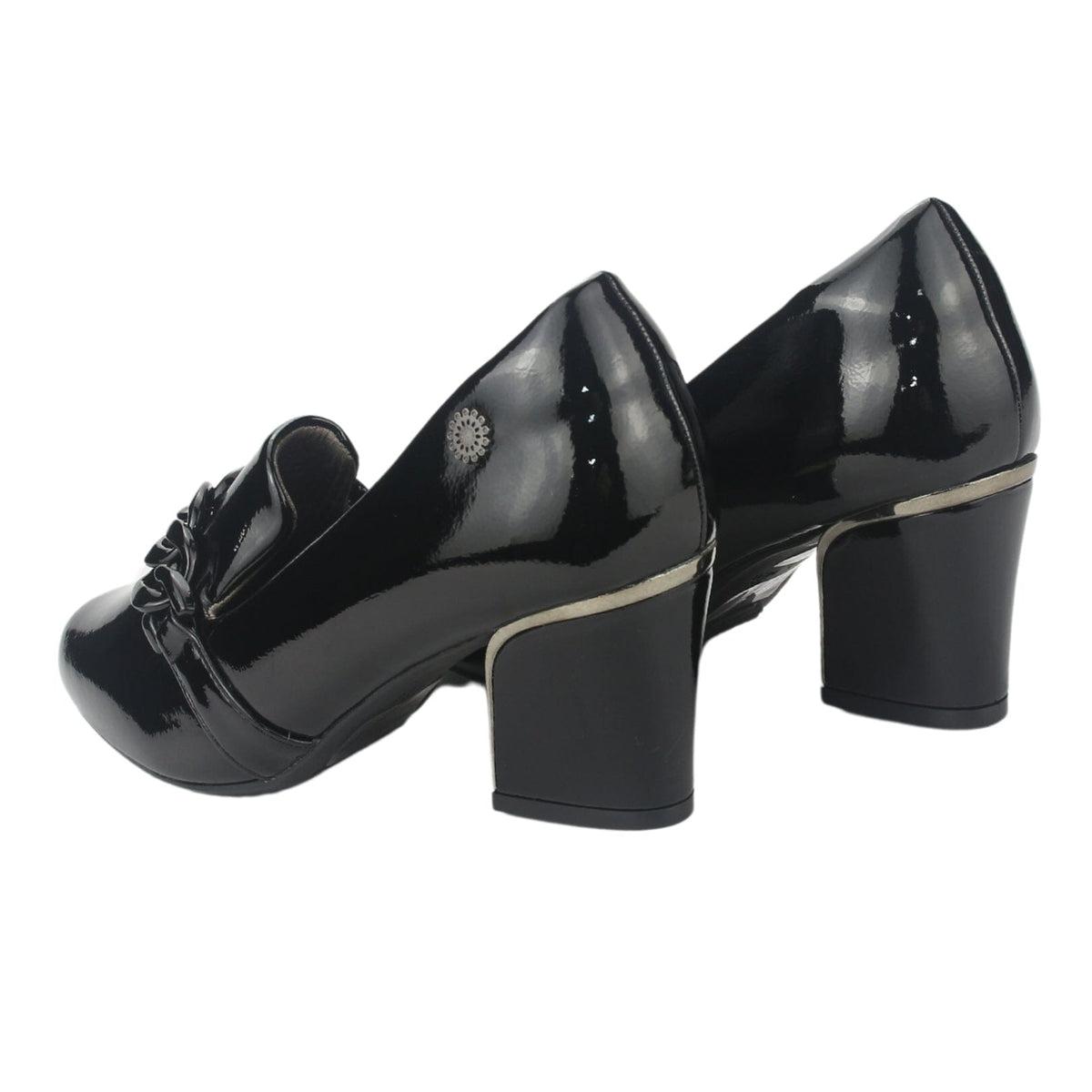 Zapato Chalada Mujer Carol-1 Negro Casual Tacones Bajos Chalada 