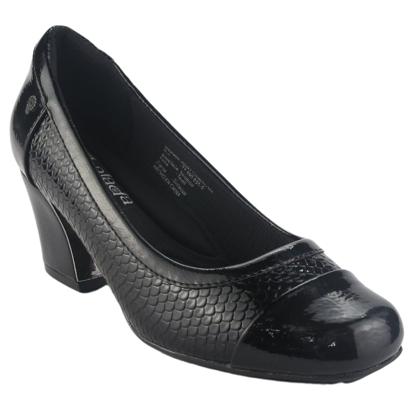 Zapato Chalada Mujer Carol-5 Negro Casual Tacones Altos Chalada 