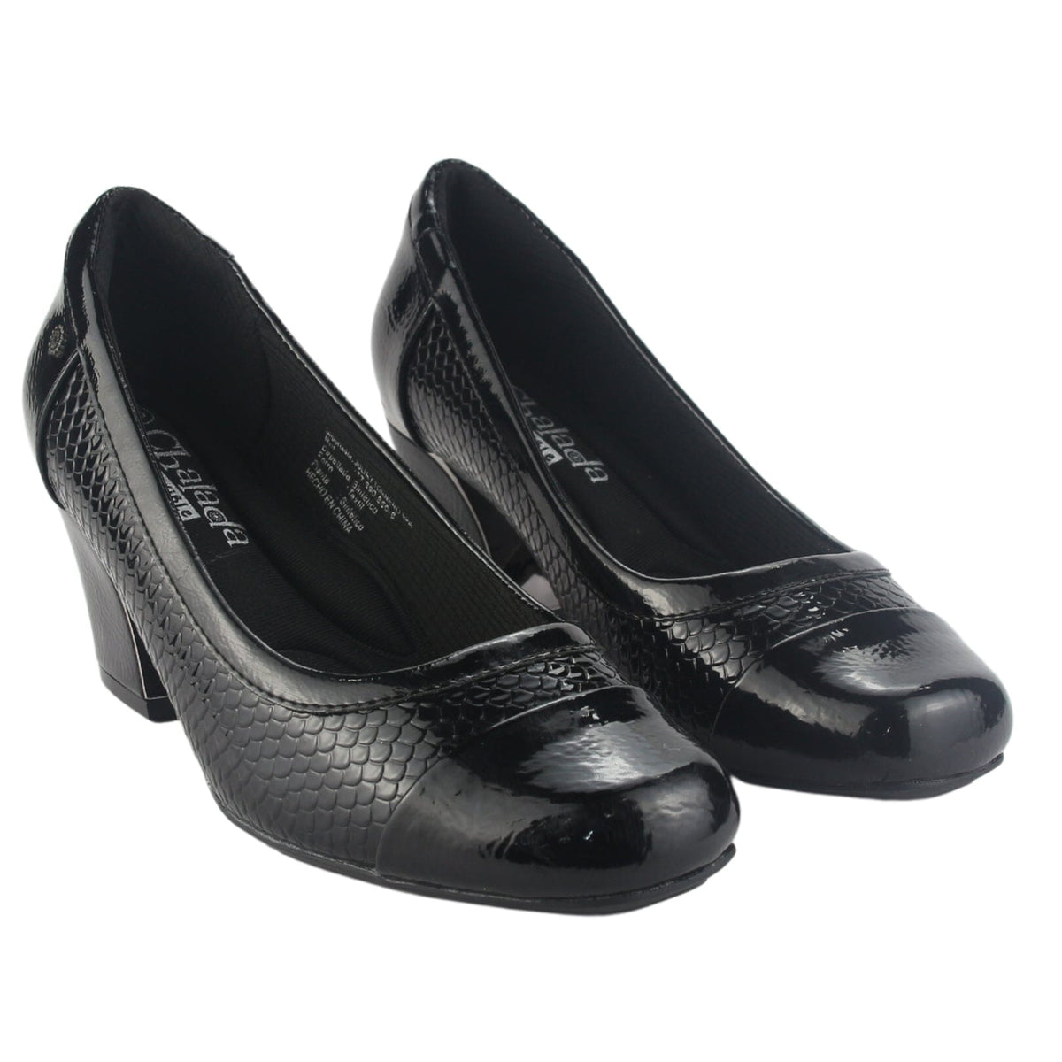 Zapato Chalada Mujer Carol-5 Negro Casual Tacones Altos Chalada 