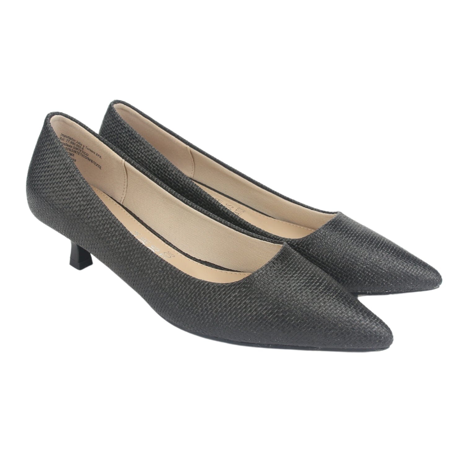 Zapato Chalada Mujer Chiapa-1 Negro Casual Tacones Bajos Chalada 