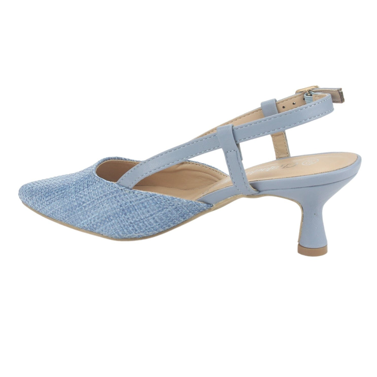 Zapato Chalada Mujer Chiapa-2 Azul Casual Tacones Bajos Chalada 