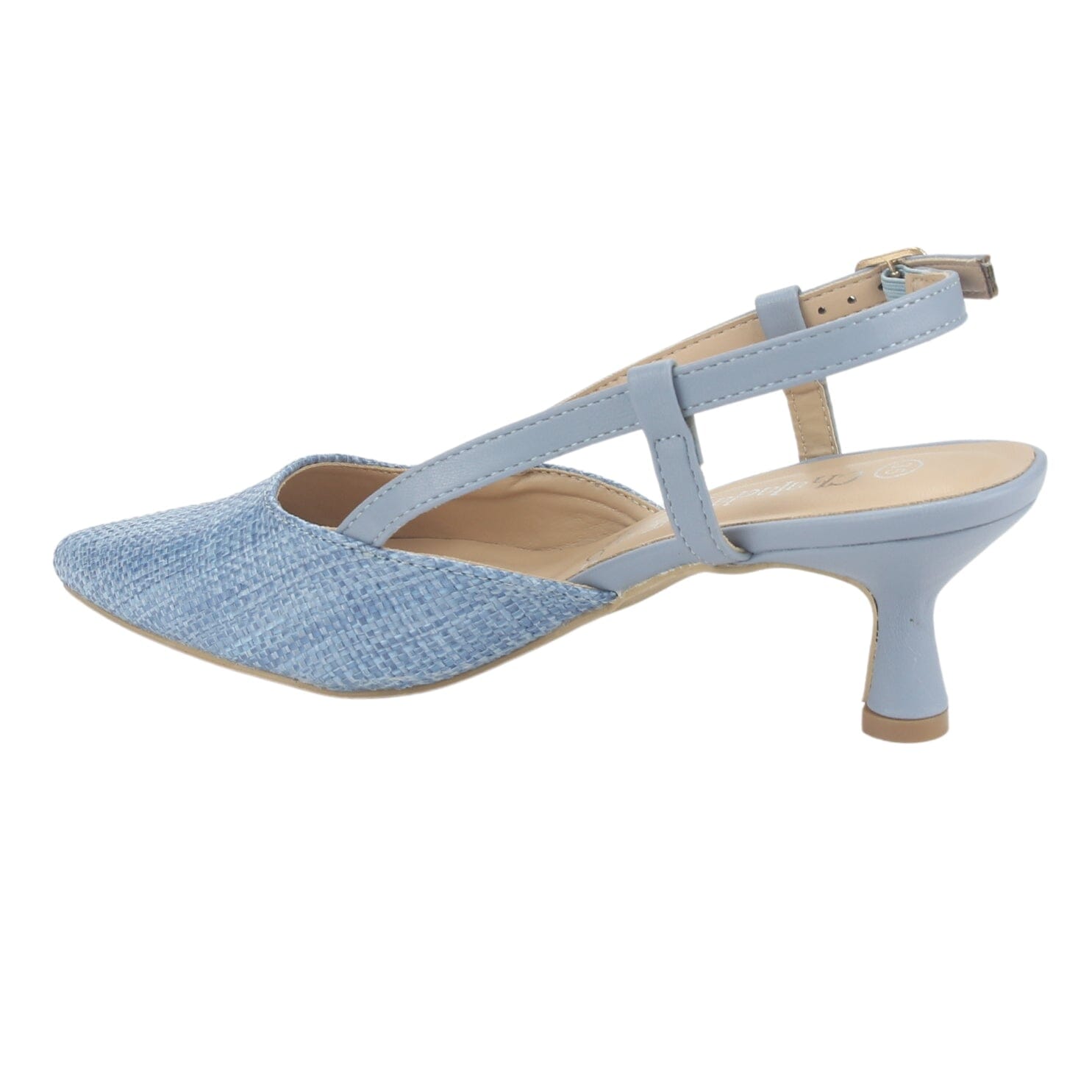Zapato Chalada Mujer Chiapa-2 Azul Casual Tacones Bajos Chalada 