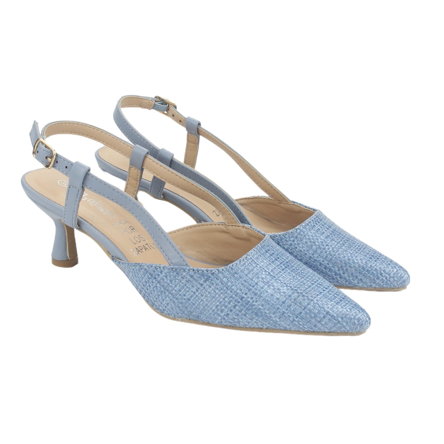 Zapato Chalada Mujer Chiapa-2 Azul Casual Tacones Bajos Chalada 