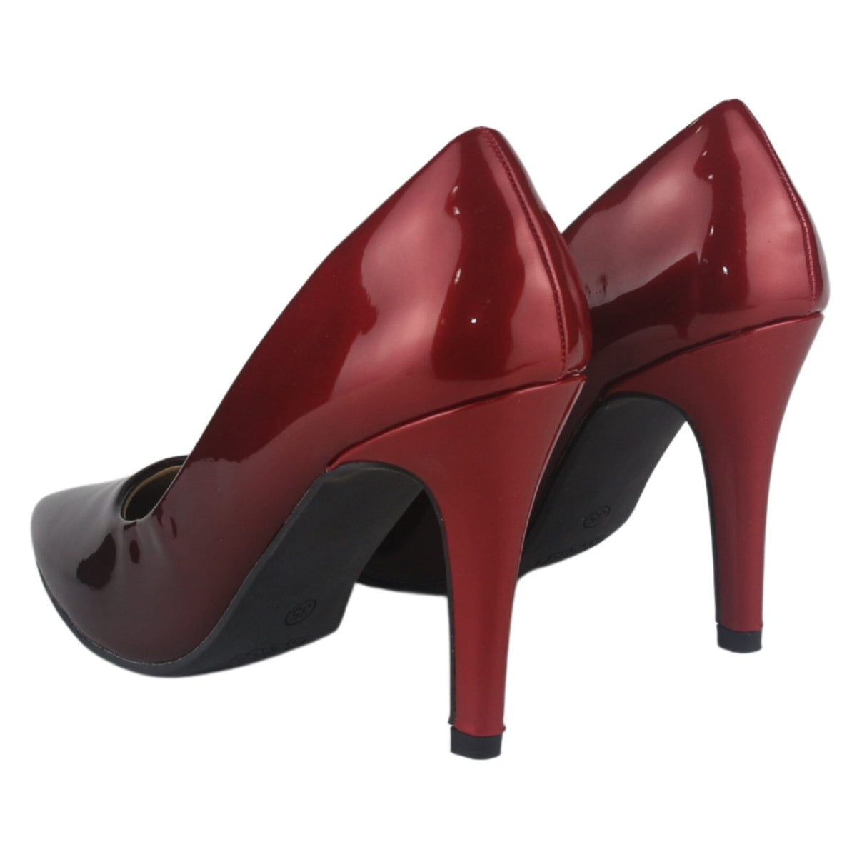 Zapato Chalada Mujer Clora-20 Burdeo Moda Zapatos Taco Chalada 