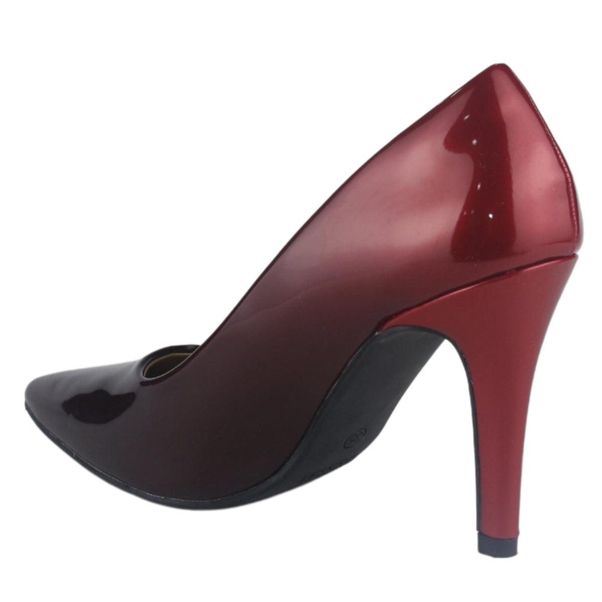 Zapato Chalada Mujer Clora-20 Burdeo Moda Zapatos Taco Chalada 