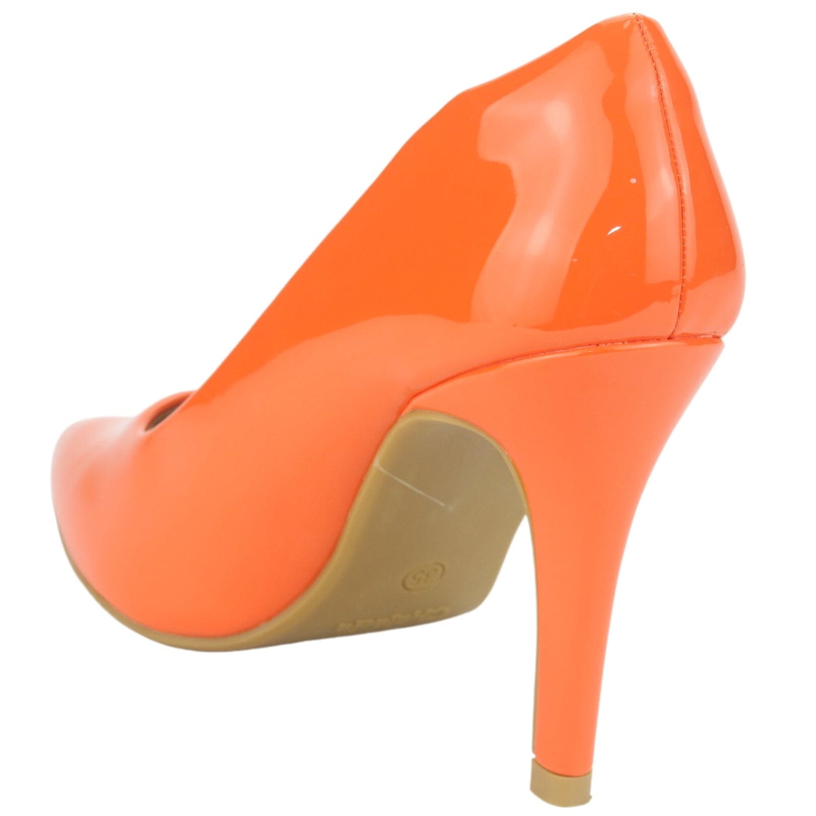 Zapato Chalada Mujer Clora-4 Naranjo Casual Tacones Altos Chalada 