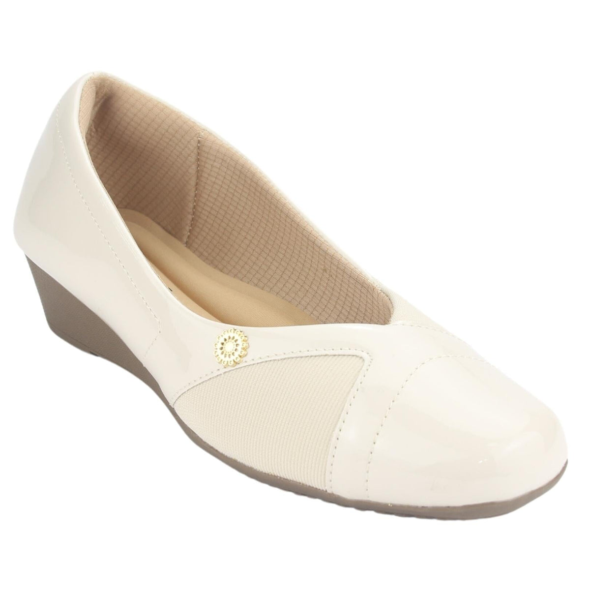 Zapato Chalada Mujer Coles-1 Beige Casual Tacones Bajos Chalada 