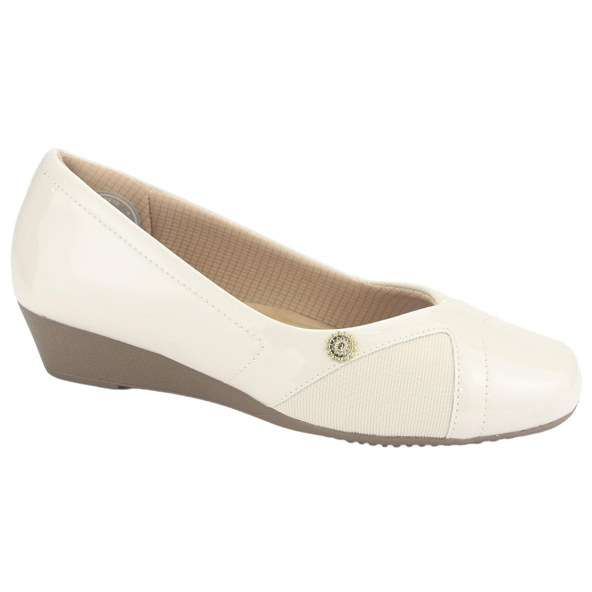 Zapato Chalada Mujer Coles-1 Beige Casual Tacones Bajos Chalada 