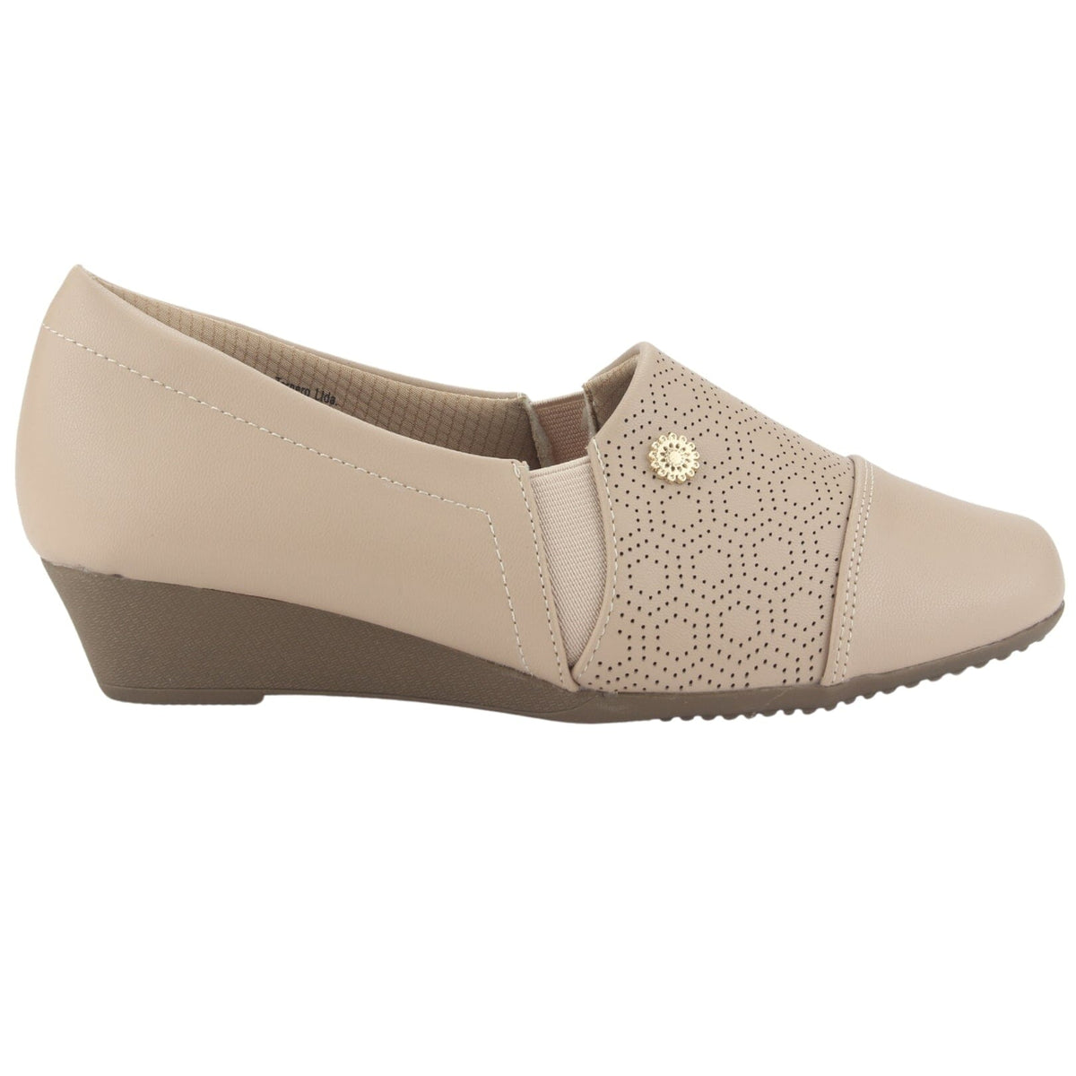 Zapato Chalada Mujer Coles-4 Nude Casual Mocasines Taco Chalada 