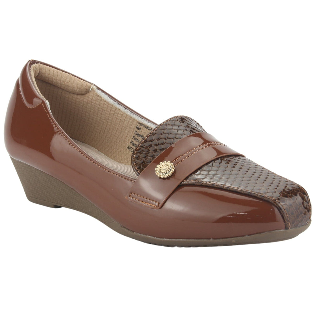 Zapato Chalada Mujer Coles-5 Café Casual Mocasines Taco Chalada 
