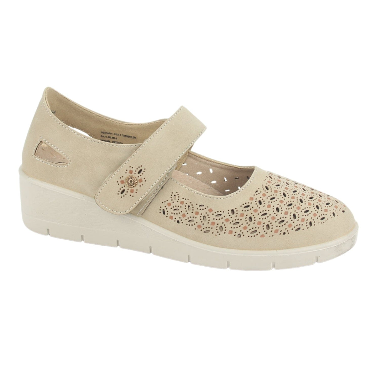 Zapato Chalada Mujer Cona-1 Beige Casual Tacones Bajos Chalada 