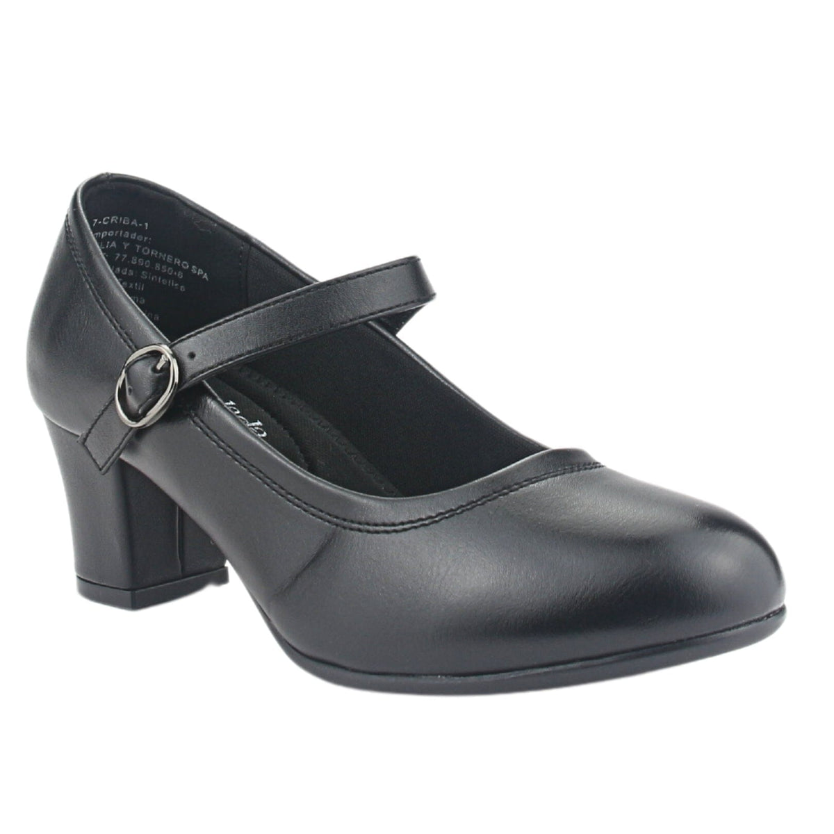 Zapato Chalada Mujer Criba-1 Negro Casual Tacones Bajos Chalada 