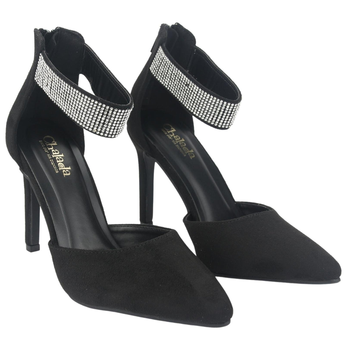 Zapato Chalada Mujer Cristal-2 Negro Casual Zapatos Taco Chalada 