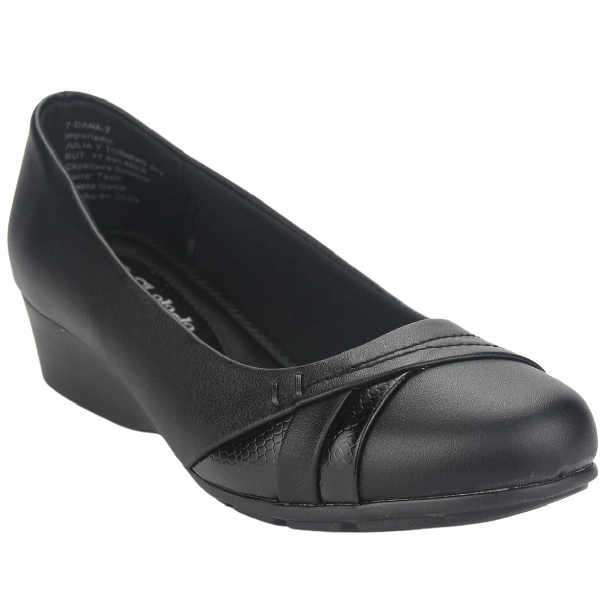Zapato Chalada Mujer Dana-2 Negro Comfort Zapatos Taco Chalada 