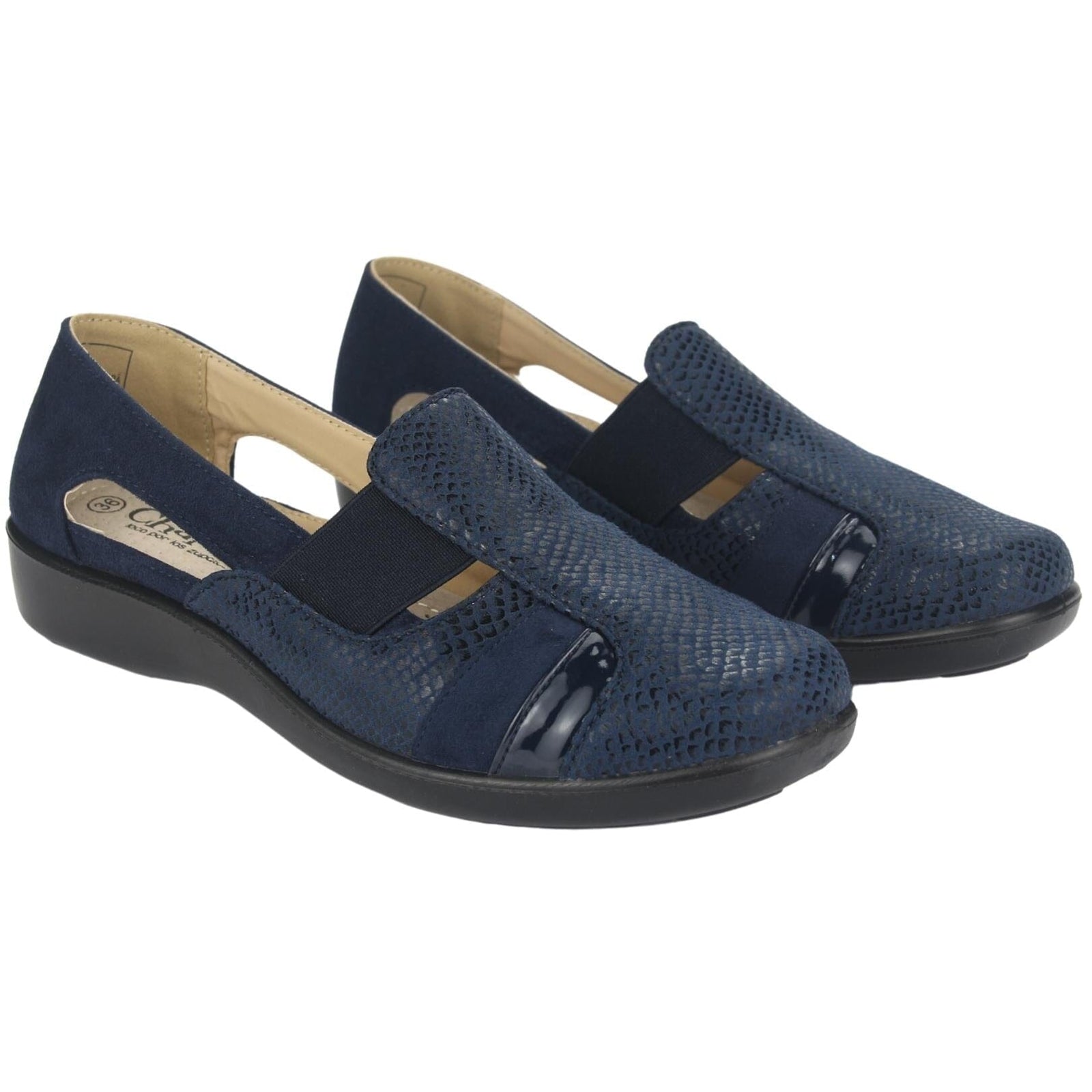 Zapato Chalada Mujer Deco-5 Azul Marino Comfort Zapatos Chalada 