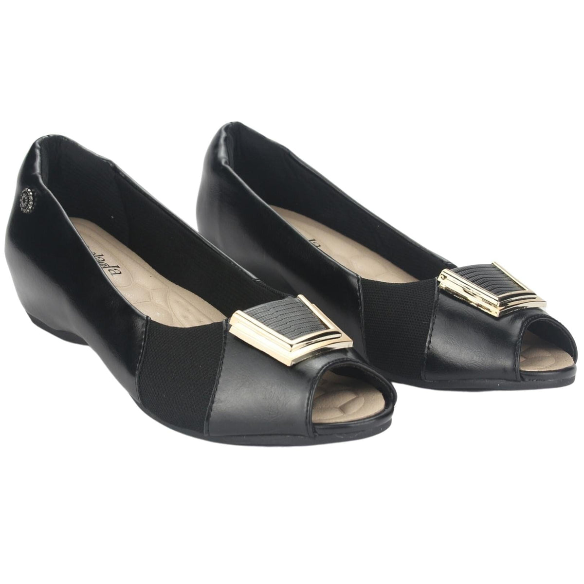 Zapato Chalada Mujer Demi-2 Negro Casual Tacones Bajos Chalada 