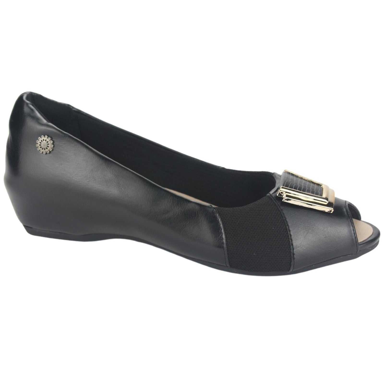 Zapato Chalada Mujer Demi-2 Negro Casual Tacones Bajos Chalada 