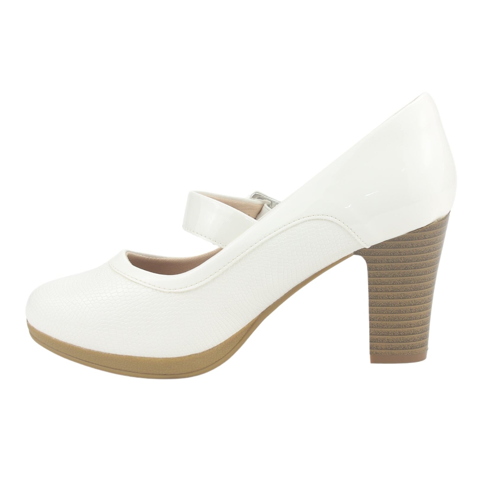 Zapato Chalada Mujer Dilly-10 Blanco Casual Tacones Bajos Chalada