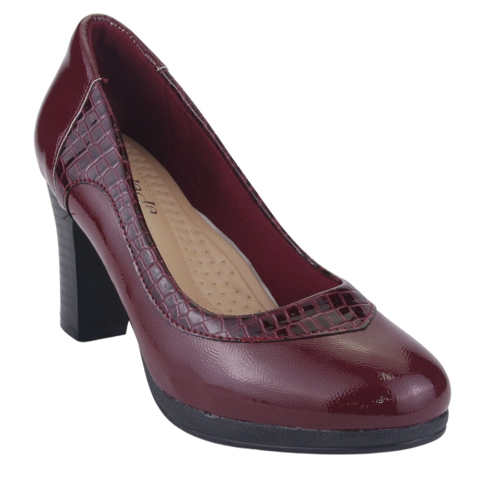 Zapato Chalada Mujer Dilly-12 Burdeo Casual Tacones Altos Chalada 