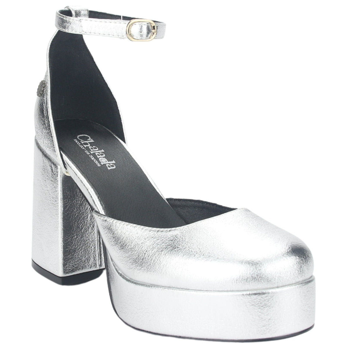 Zapato Chalada Mujer Dream-1 Plateado Casual Tacones Altos Chalada 