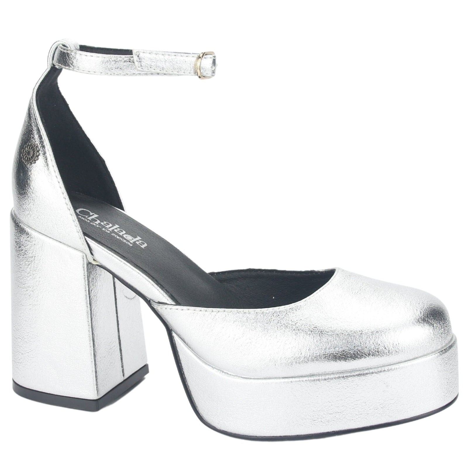Zapato Chalada Mujer Dream-1 Plateado Casual Tacones Altos Chalada 