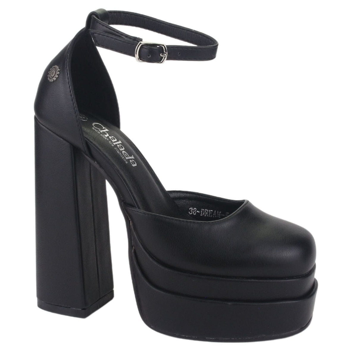 Zapato Chalada Mujer Dream-5 Negro Casual Tacones Altos Chalada 