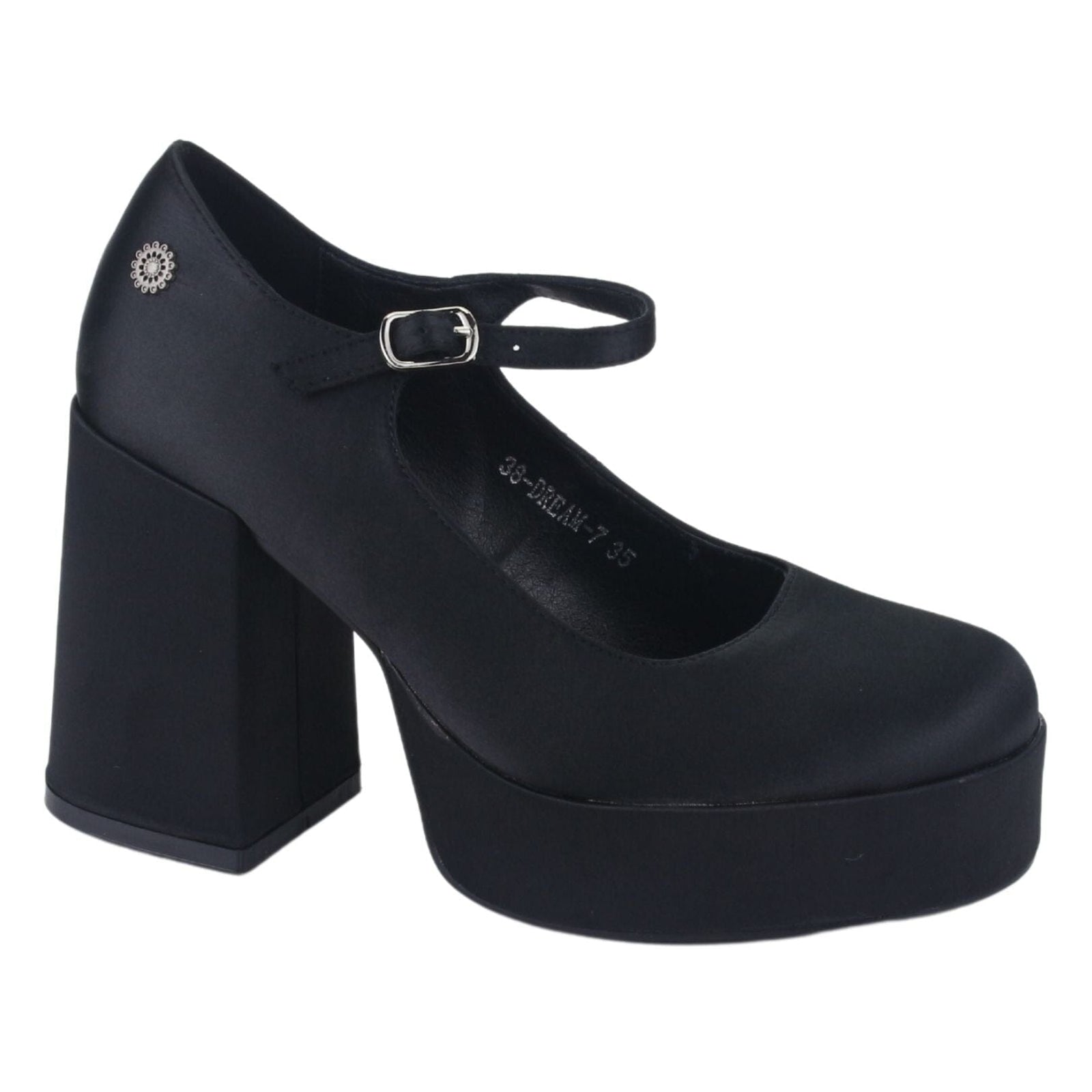 Zapato Chalada Mujer Dream-7 S Negro Casual Tacones Altos Chalada 