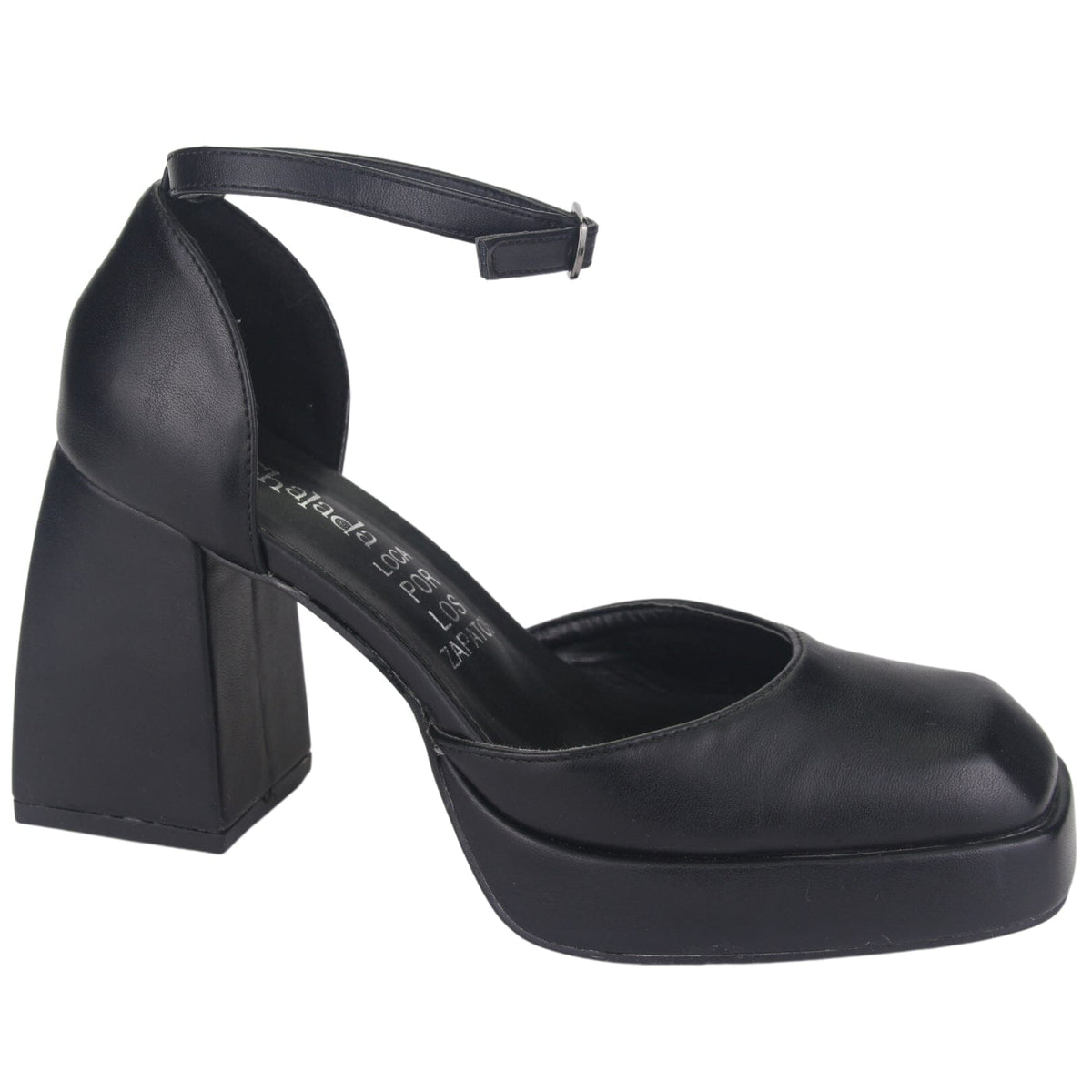 Zapato Chalada Mujer Dune-3 Negro Casual Tacones Altos Chalada 