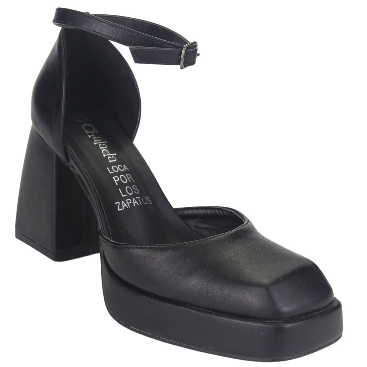 Zapato Chalada Mujer Dune-3 Negro Casual Tacones Altos Chalada 